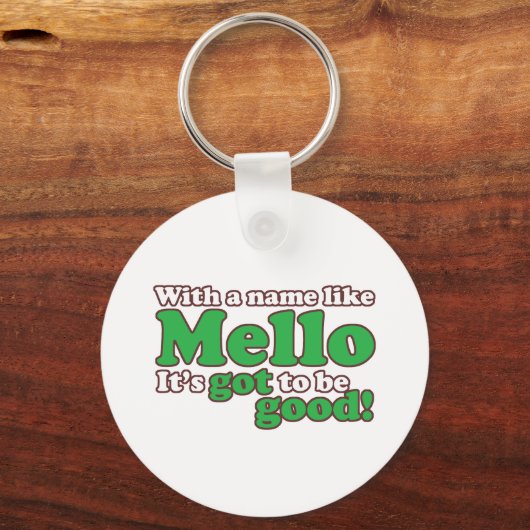 Een naam als Mello Sleutelhanger (Voorkant)