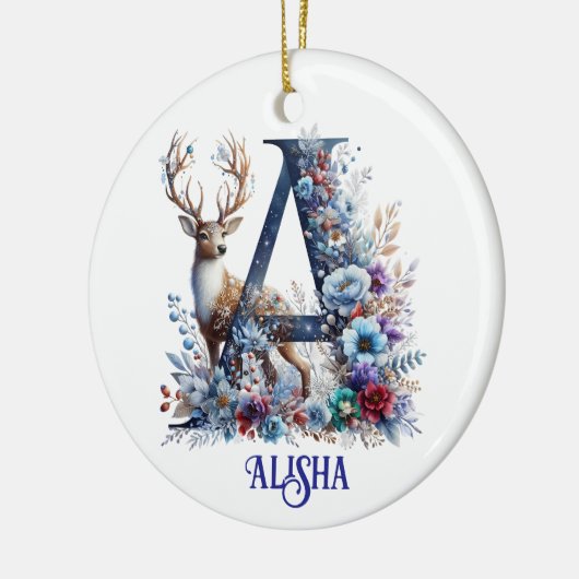 Een naam kerst ornament (Links)