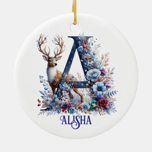 Een naam kerst ornament (Achterkant)