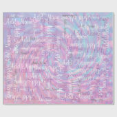 Een naam toevoegen cadeaupapier (Vlak)