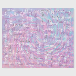 Een naam toevoegen cadeaupapier