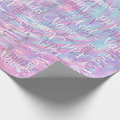 Een naam toevoegen cadeaupapier (Hoek)