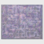 Een naam toevoegen cadeaupapier (Vlak)