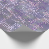 Een naam toevoegen cadeaupapier (Hoek)