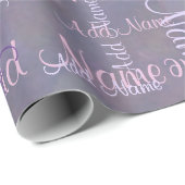 Een naam toevoegen cadeaupapier (Rol Hoek)