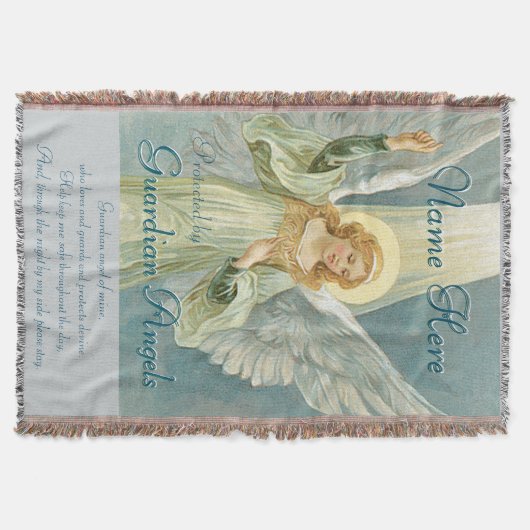 Een naam toevoegen | Guardian Angel Blanket Deken (Voorkant)