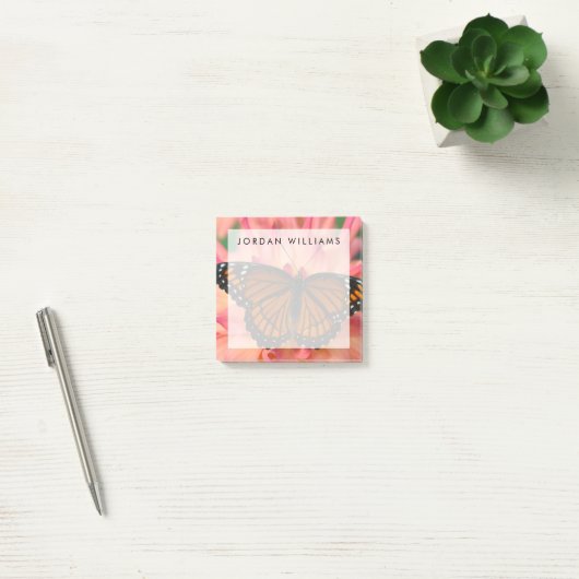 Een Nabootsing Van De Monarchvlinder Post-it® Notes (Kantoor)