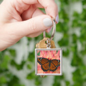 Een Nabootsing Van De Monarchvlinder Sleutelhanger (Hand)