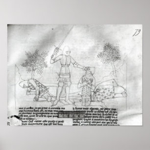 Een nacht bewapenen op een slagveld poster