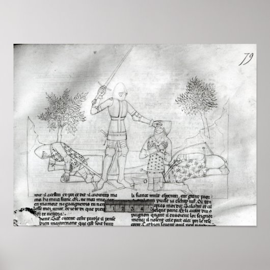 Een nacht bewapenen op een slagveld poster (Voorkant)