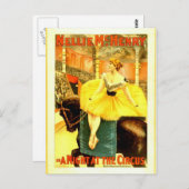 Een nacht bij de Circus Briefkaart (Voorkant / Achterkant)
