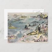 Een nacht bij de opera in het jaar 2000 - 1882 briefkaart (Voorkant / Achterkant)