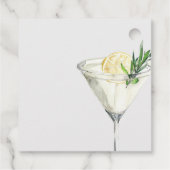 Een nacht in alle witte verjaardag bedankjes labels (Achterkant)