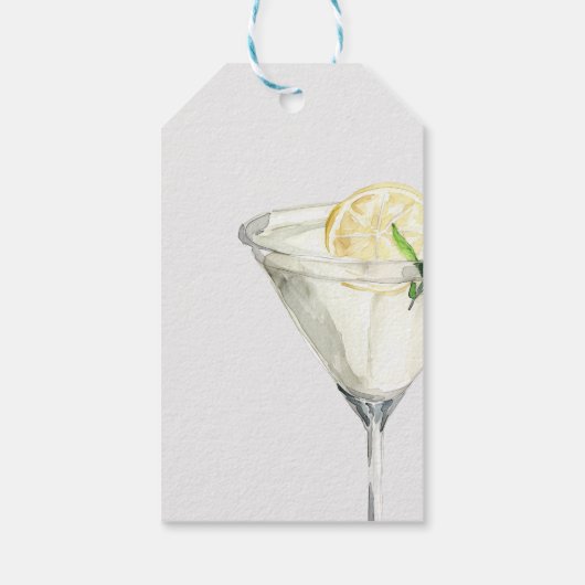 Een nacht in alle witte verjaardag cadeaulabel (Achterkant)