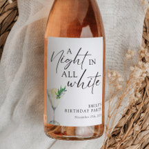 Een nacht in alle witte verjaardag