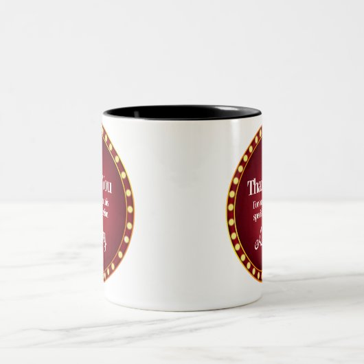 Een nacht in Broadway Favor Tweekleurige Koffiemok (Center)