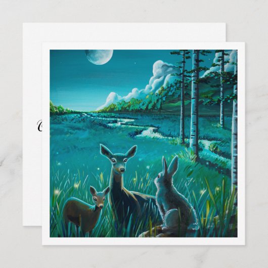 Een nacht in de wei - Mini Print (Voorkant / Achterkant)