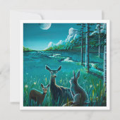 Een nacht in de wei - Mini Print (Voorkant)