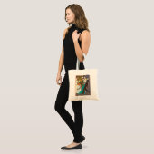 Een nacht in Decadent Paris Art Deco Canvas tas (Voorkant (model))