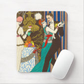 Een nacht in Decadent Paris Art Deco Muismat (Met muis)