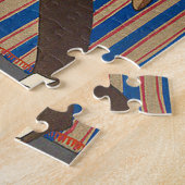 Een nacht in Decadent Paris Art Deco Puzzle Legpuzzel (Zijkant)