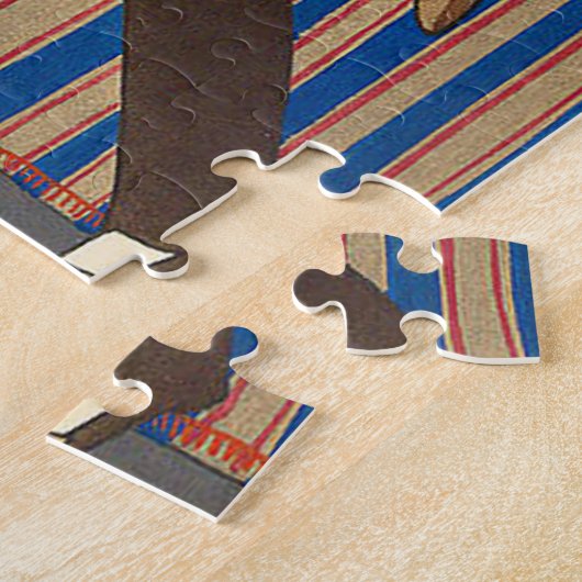 Een nacht in Decadent Paris Art Deco Puzzle Legpuzzel (Zijkant)