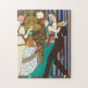 Een nacht in Decadent Paris Art Deco Puzzle Legpuzzel