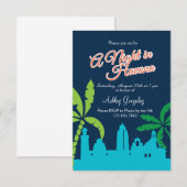 Een nacht in Havana Kaart (Voorkant / Achterkant)