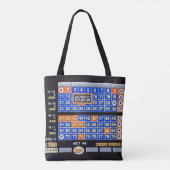 “Een nacht in het casino” Tote Bag (Achterkant)