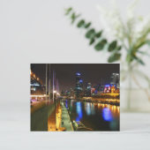 Een nacht in Melbourne Briefkaart (Staand voorkant)