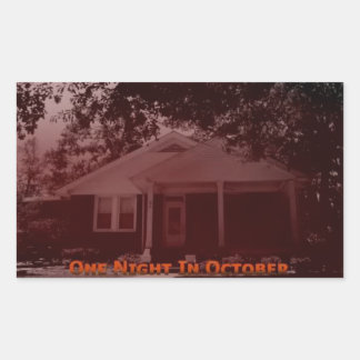 Een nacht in oktober Sticker