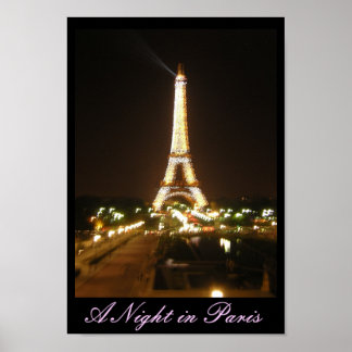 Een nacht in Parijs Poster