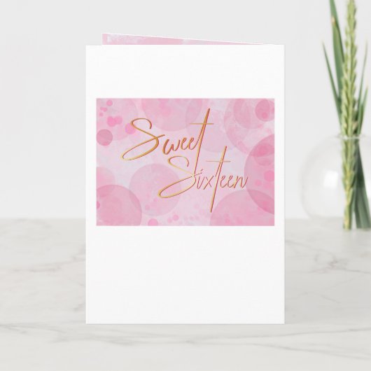 Een nacht in Parijs Roze Goud Eiffeltoren Sweet 16 (Achterkant)