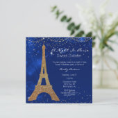 Een nacht in Parijs zweet-zestien Kaart (Staand voorkant)