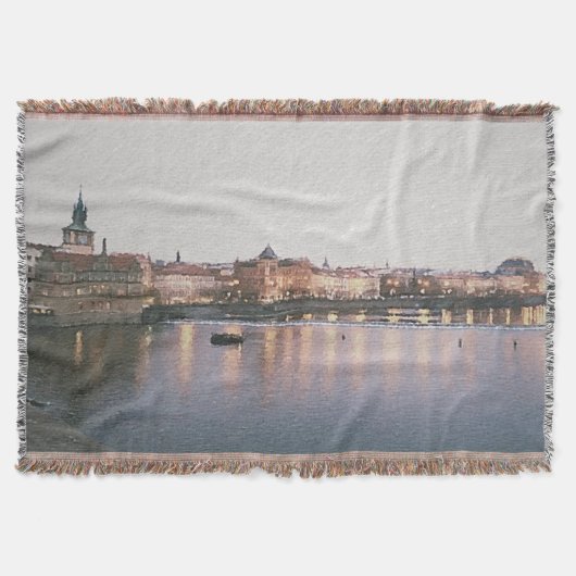 Een nacht in Praag Deken (Voorkant)