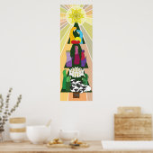 Een nacht in tegenstelling tot een andere kerstboo poster (Keuken)