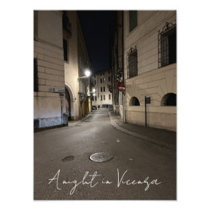 Een nacht in Vicenza Foto Afdruk