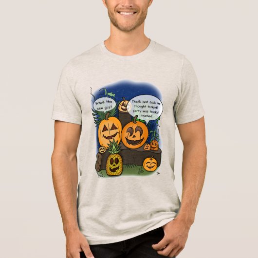 Een nacht om Mannen te herdenken Tri-Blend Shirt (Voorkant)