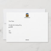 Een nacht om te herinneren vakantie Halloween Flat Feestdagenkaart (Achterkant)