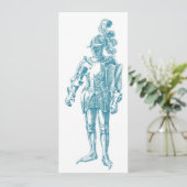 Een nacht om te onthouden - middeleeuwse uitnodigi kaart (Staand voorkant)