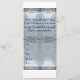 Een nacht om te onthouden - middeleeuwse uitnodigi kaart