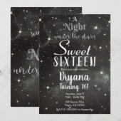 Een nacht onder de sterren 'Dark Night Sky Sweet' Kaart (Voorkant / Achterkant)