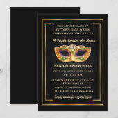 Een nacht onder de sterren Gold Prom Kaart (Voorkant / Achterkant)