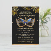 Een nacht onder de sterren Gold Prom Kaart (Staand voorkant)