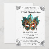 Een nacht onder de sterren Gold Prom Kaart (Voorkant / Achterkant)