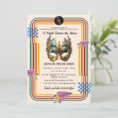 Een nacht onder de sterren kaart (Staand voorkant)