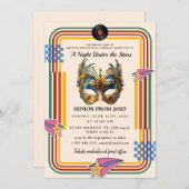 Een nacht onder de sterren kaart (Voorkant / Achterkant)