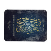 Een nacht onder de sterren sparen de Datum Magnet Magneet (Horizontaal)