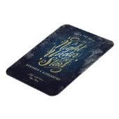 Een nacht onder de sterren sparen de Datum Magnet Magneet (Linkerzijde)