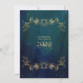 Een nacht onder het Afstuderen van de sterrenschoo Kaart (Achterkant)